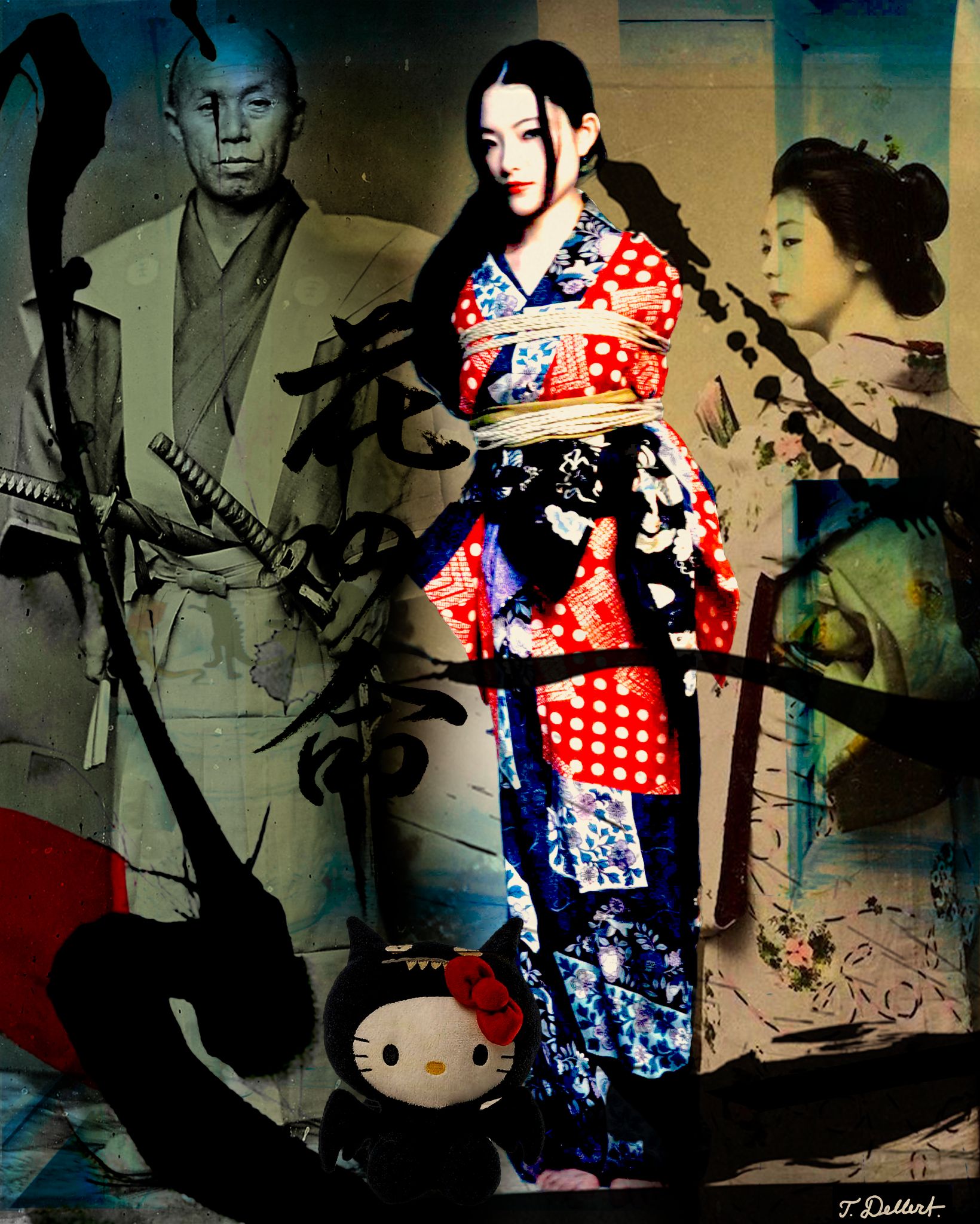 Geishas and a Samurai 